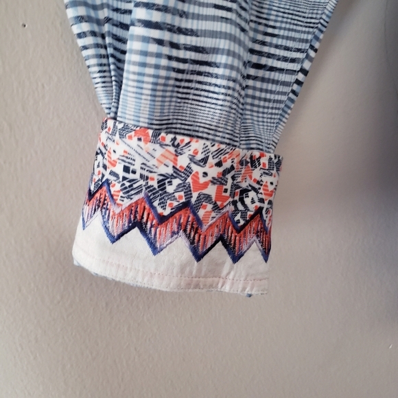 Robert Graham flip cuff longe sleeve shirt XL - Picture 6 of 11